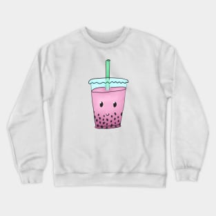 Cute Bubble Tea (Pink) Crewneck Sweatshirt